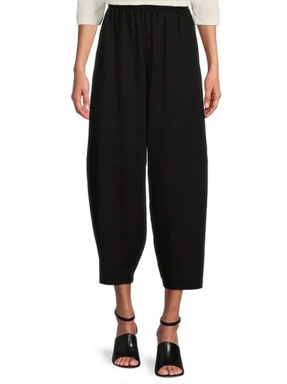 Bryn Walker Olivier Lantern Pant NWT Black Size Large Lagenlook